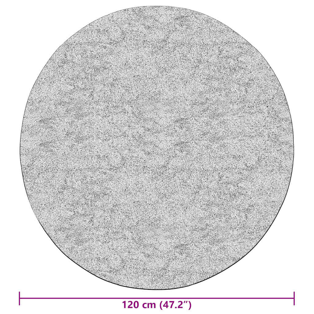 Rug Washable φ120 cm Anthracite