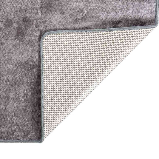 337961 vidaXL Rug Washable 160x230 cm Grey 337961 vidaXL Rug Washable 160x230 cm Grey