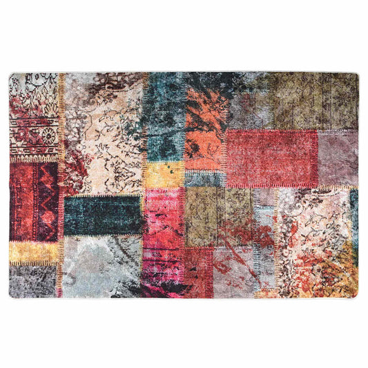 Rug Washable Patchwork 80x150 cm Multicolour Rug Washable Patchwork 80x150 cm Multicolour