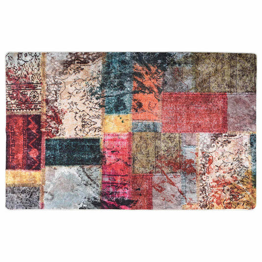 337967 vidaXL Rug Washable Patchwork 160x230 cm Multicolour 337967 vidaXL Rug Washable Patchwork 160x230 cm Multicolour