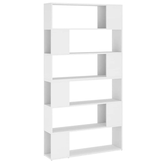 Book Cabinet Room Divider White 100x24x188 cm Book Cabinet Room Divider White 100x24x188 cm