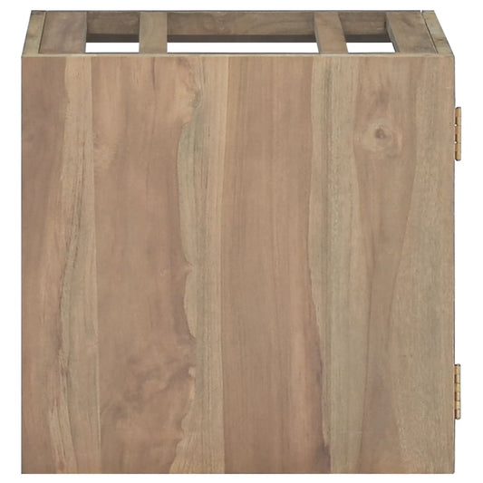 Wall-mounted Bathroom Cabinet 46x25.5x40 cm Solid Wood Teak Wall-mounted Bathroom Cabinet 46x25.5x40 cm Solid Wood Teak