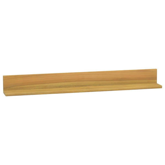 Wall Shelves 2 pcs 90x10x10 cm Solid Wood Teak Wall Shelves 2 pcs 90x10x10 cm Solid Wood Teak