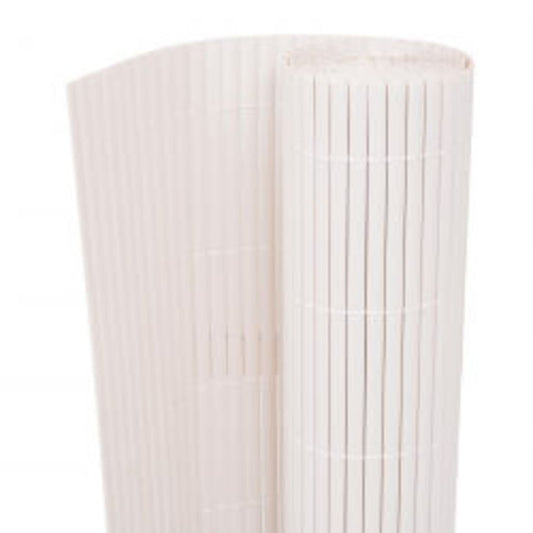 Double-Sided Garden Fence 110x300 cm White Double-Sided Garden Fence 110x300 cm White