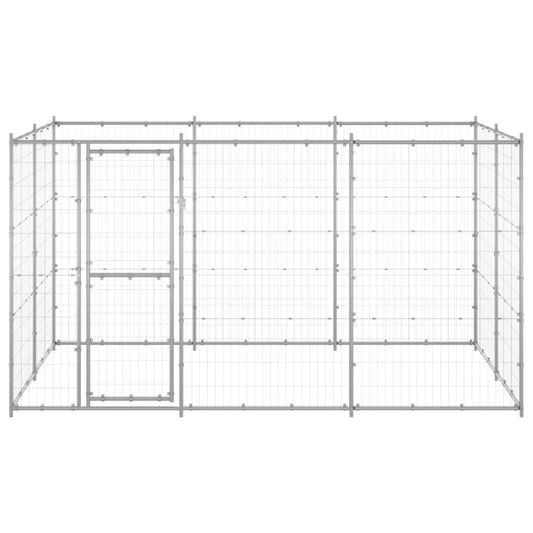 Outdoor Dog Kennel Galvanised Steel 7,26 m² Outdoor Dog Kennel Galvanised Steel 7,26 m²