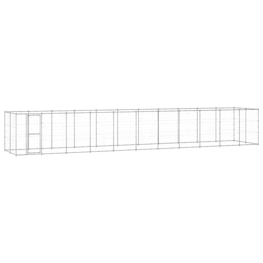 Outdoor Dog Kennel Galvanised Steel 26,62 m² Outdoor Dog Kennel Galvanised Steel 26,62 m²