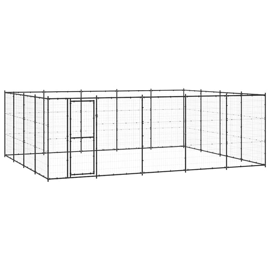 Outdoor Dog Kennel Steel 24.2 m² Outdoor Dog Kennel Steel 24.2 m²