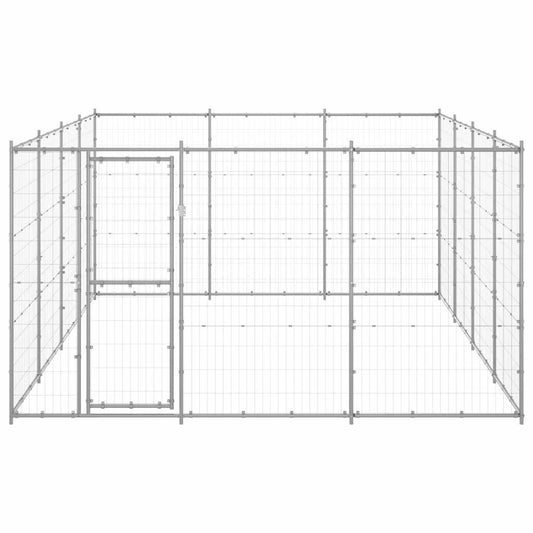 Outdoor Dog Kennel Galvanised Steel 14,52 m² Outdoor Dog Kennel Galvanised Steel 14,52 m²
