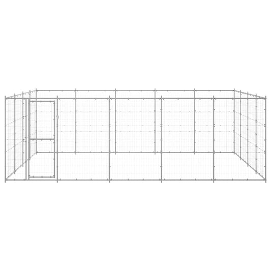 Outdoor Dog Kennel Galvanised Steel 24,2 m² Outdoor Dog Kennel Galvanised Steel 24,2 m²