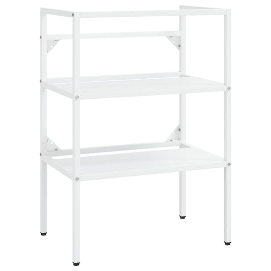 Bathroom Washbasin Frame White 59x38x83 cm Iron Bathroom Washbasin Frame White 59x38x83 cm Iron