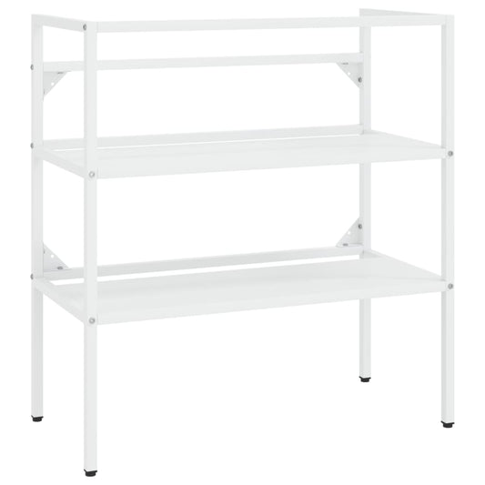 Bathroom Washbasin Frame White 79x38x83 cm Iron Bathroom Washbasin Frame White 79x38x83 cm Iron