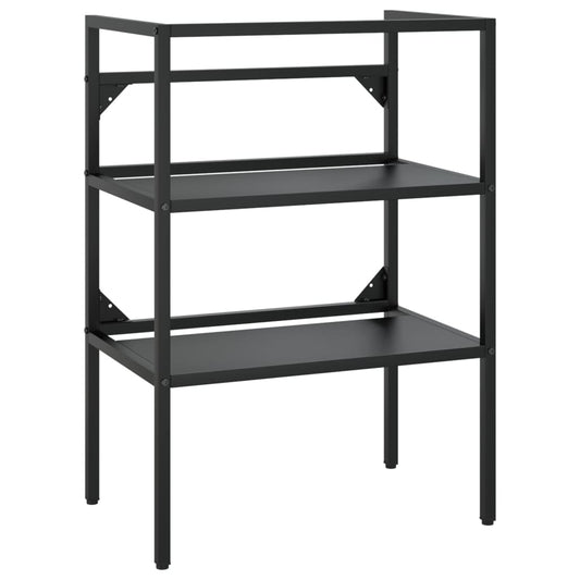 Bathroom Washbasin Frame Black 59x38x83 cm Iron Bathroom Washbasin Frame Black 59x38x83 cm Iron