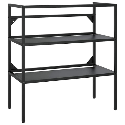 Bathroom Washbasin Frame Black 79x38x83 cm Iron Bathroom Washbasin Frame Black 79x38x83 cm Iron