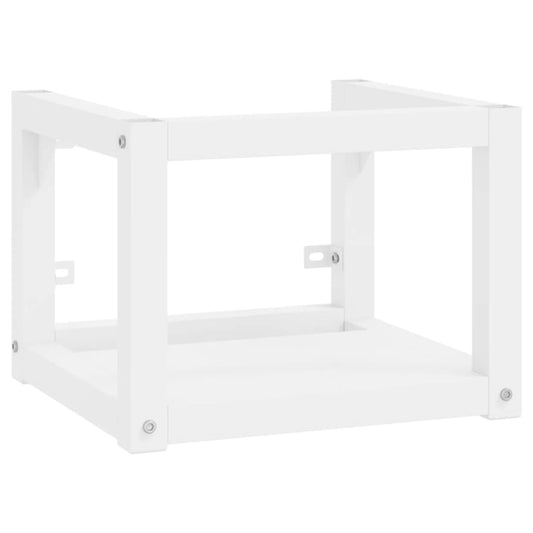 Wall-mounted Bathroom Washbasin Frame White 40x38x31 cm Iron Wall-mounted Bathroom Washbasin Frame White 40x38x31 cm Iron