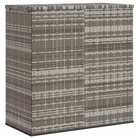 317225 vidaXL Garden Cushion Box PE Rattan 100x49x103,5 cm Grey 317225 vidaXL Garden Cushion Box PE Rattan 100x49x103,5 cm Grey