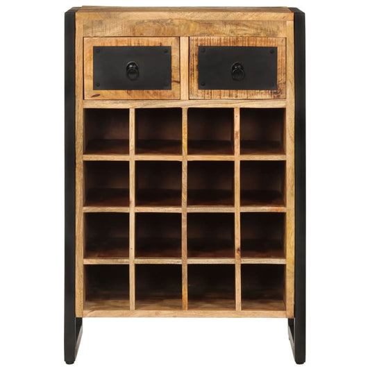 Wine Rack for 16 Bottles Solid Wood Mango Wine Rack for 16 Bottles Solid Wood Mango