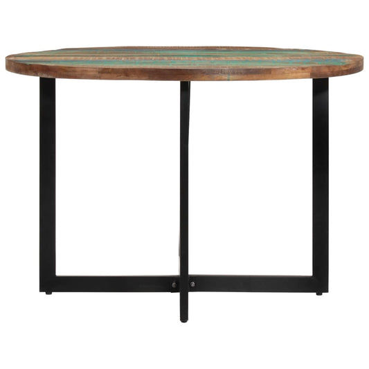 Dining Table 110x75 cm Solid Wood Reclaimed Dining Table 110x75 cm Solid Wood Reclaimed