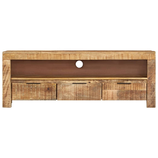 TV Cabinet 110x30x40 cm Rough Mango Wood TV Cabinet 110x30x40 cm Rough Mango Wood