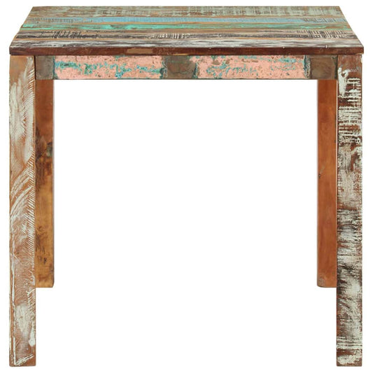 Dining Table 82x80x76 cm Solid Reclaimed Wood Dining Table 82x80x76 cm Solid Reclaimed Wood