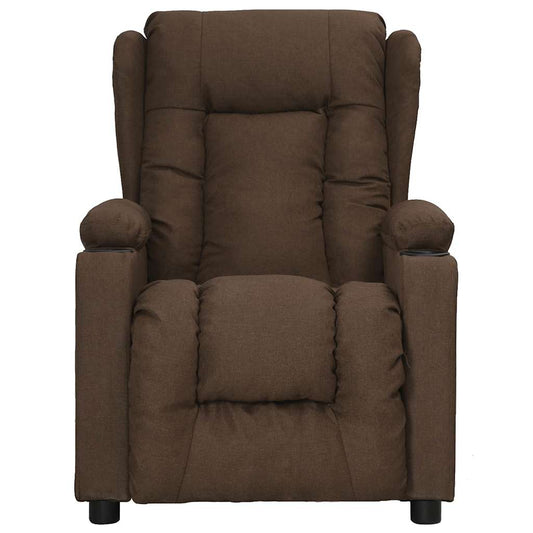 Recliner Chair Brown Fabric Recliner Chair Brown Fabric