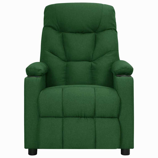 Recliner Chair Dark Green Fabric Recliner Chair Dark Green Fabric