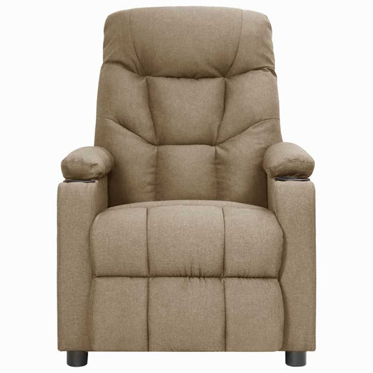 Recliner Chair Taupe Fabric Recliner Chair Taupe Fabric