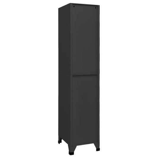 Locker Cabinet | Anthracite | Steel | Large | Locker Cabinet Locker Cabinet | Anthracite | Steel | Large | Locker Cabinet