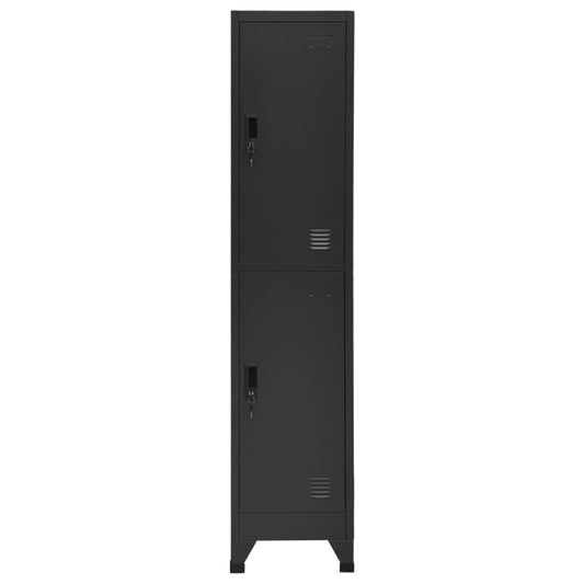 Locker Cabinet | Anthracite | Steel | 38x45x180 cm | Locker Cabinet Locker Cabinet | Anthracite | Steel | 38x45x180 cm | Locker Cabinet