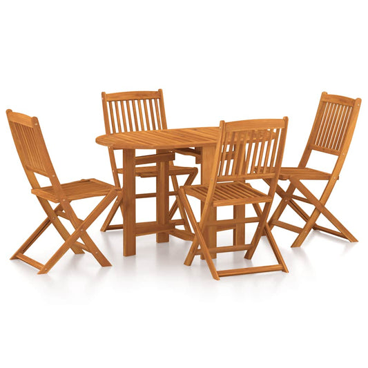 Dining Set | Natural wood | Solid Acacia wood | Set | Collapsible Dining Set | Natural wood | Solid Acacia wood | Set | Collapsible