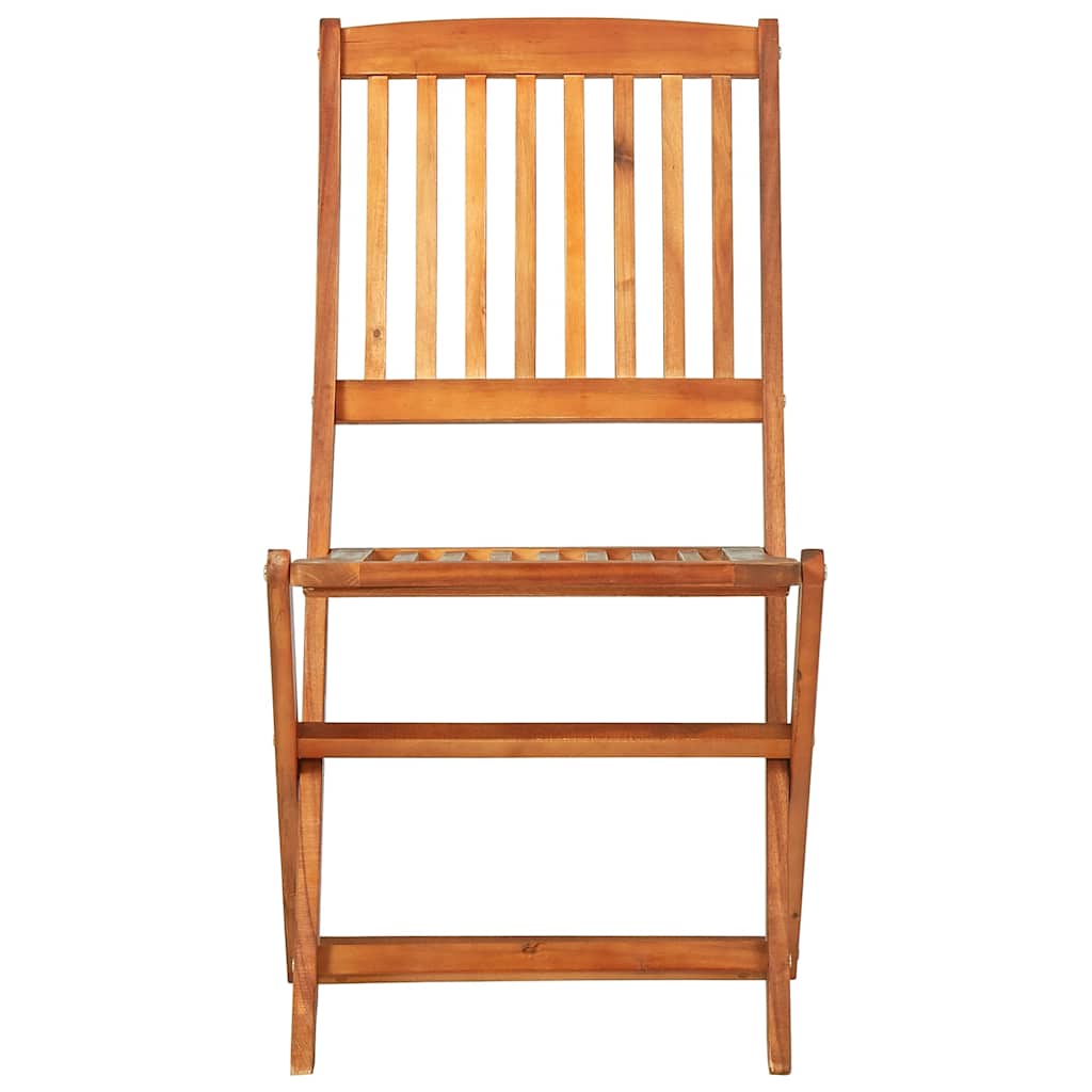 Dining Set | Natural wood | Solid Acacia wood | Set | Collapsible