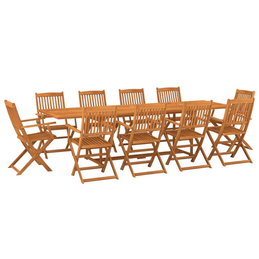 11 Piece Garden Dining Set 280x90x75 cm Solid Wood Acacia 11 Piece Garden Dining Set 280x90x75 cm Solid Wood Acacia