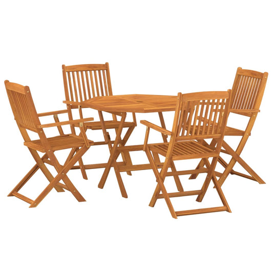 5 Piece Garden Dining Set Solid Acacia Wood 5 Piece Garden Dining Set Solid Acacia Wood