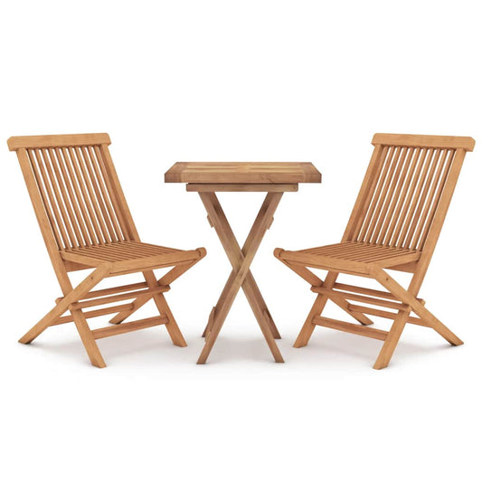 3 Piece Garden Dining Set Solid Wood Teak 3 Piece Garden Dining Set Solid Wood Teak