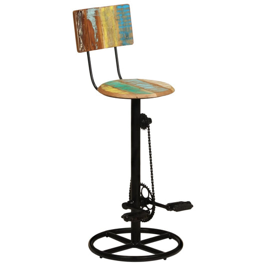 Bar Stools 2 pcs Solid Wood Reclaimed Bar Stools 2 pcs Solid Wood Reclaimed