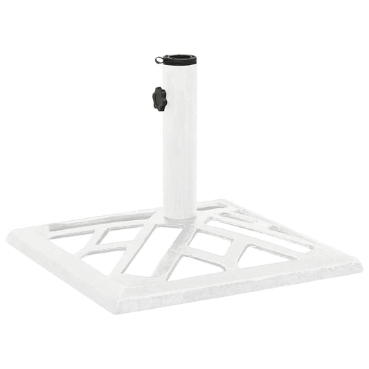 Umbrella Base White 44x44x31 cm Cast Iron Umbrella Base White 44x44x31 cm Cast Iron