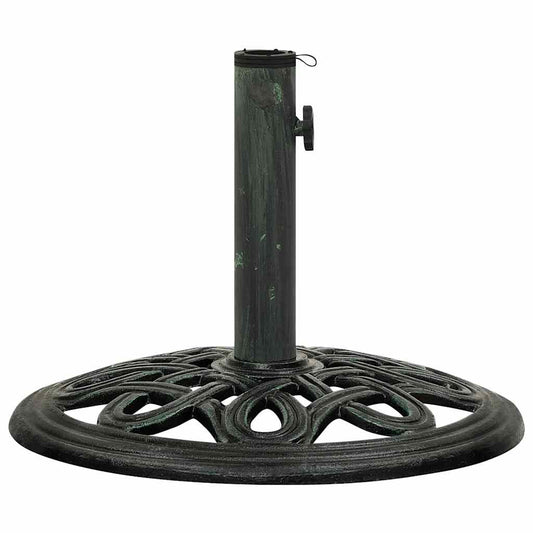 Umbrella Base Green 40x40x32 cm Cast Iron Umbrella Base Green 40x40x32 cm Cast Iron