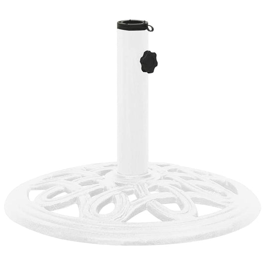 Umbrella Base White 40x40x32 cm Cast Iron Umbrella Base White 40x40x32 cm Cast Iron