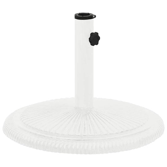 Umbrella Base White 45x45x30 cm Cast Iron Umbrella Base White 45x45x30 cm Cast Iron