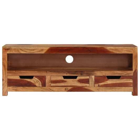TV Cabinet 110x30x40 cm Solid Wood Acacia TV Cabinet 110x30x40 cm Solid Wood Acacia