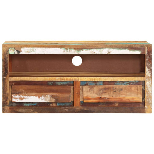 TV Cabinet 88x30x40 cm Solid Wood Reclaimed TV Cabinet 88x30x40 cm Solid Wood Reclaimed