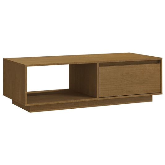 Coffee Table Honey Brown 110x50x33.5 cm Solid Pinewood Coffee Table Honey Brown 110x50x33.5 cm Solid Pinewood