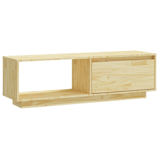 TV Cabinet 110x30x33.5 cm Solid Pinewood TV Cabinet 110x30x33.5 cm Solid Pinewood