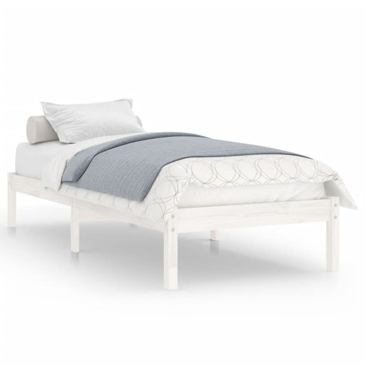 810003 vidaXL Bed Frame without Mattress White Solid Wood 90x200 cm 810003 vidaXL Bed Frame without Mattress White Solid Wood 90x200 cm
