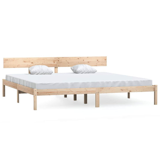 Bed Frame without Mattress Solid Wood Super King Bed Frame without Mattress Solid Wood Super King