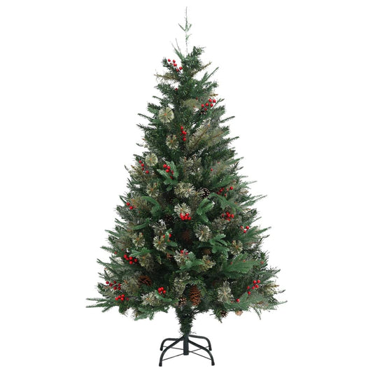 Christmas Tree with Pine Cones Green 150 cm PVC&PE Christmas Tree with Pine Cones Green 150 cm PVC&PE