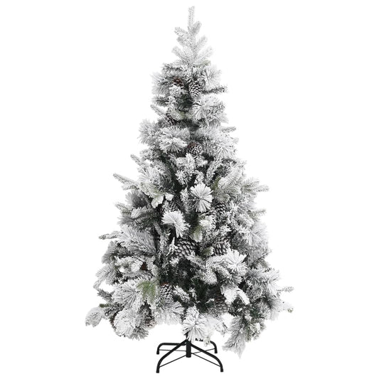 Christmas Tree with Flocked Snow&Cones 195 cm PVC&PE Christmas Tree with Flocked Snow&Cones 195 cm PVC&PE