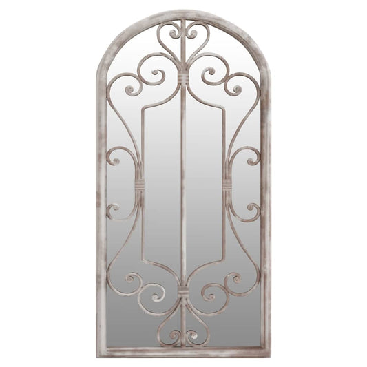 318375 vidaXL Garden Mirror Sand 70x30 cm Iron for Outdoor Use 318375 vidaXL Garden Mirror Sand 70x30 cm Iron for Outdoor Use