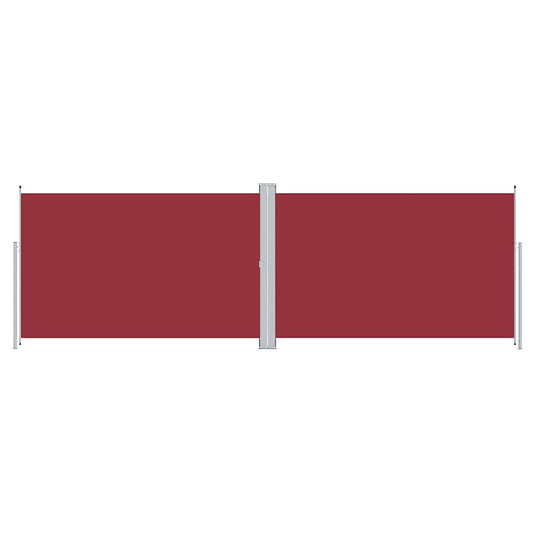 Retractable Side Awning Red 200x600 cm Retractable Side Awning Red 200x600 cm