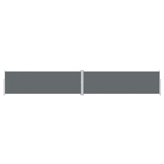 Retractable Side Awning Anthracite 160x1000 cm Retractable Side Awning Anthracite 160x1000 cm
