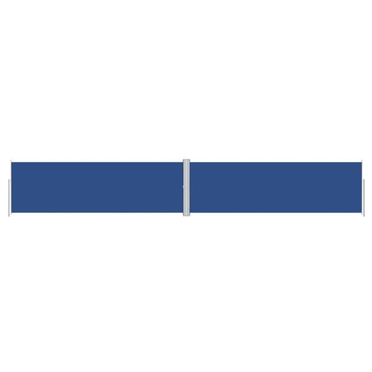 Retractable Side Awning Blue 160x1000 cm Retractable Side Awning Blue 160x1000 cm